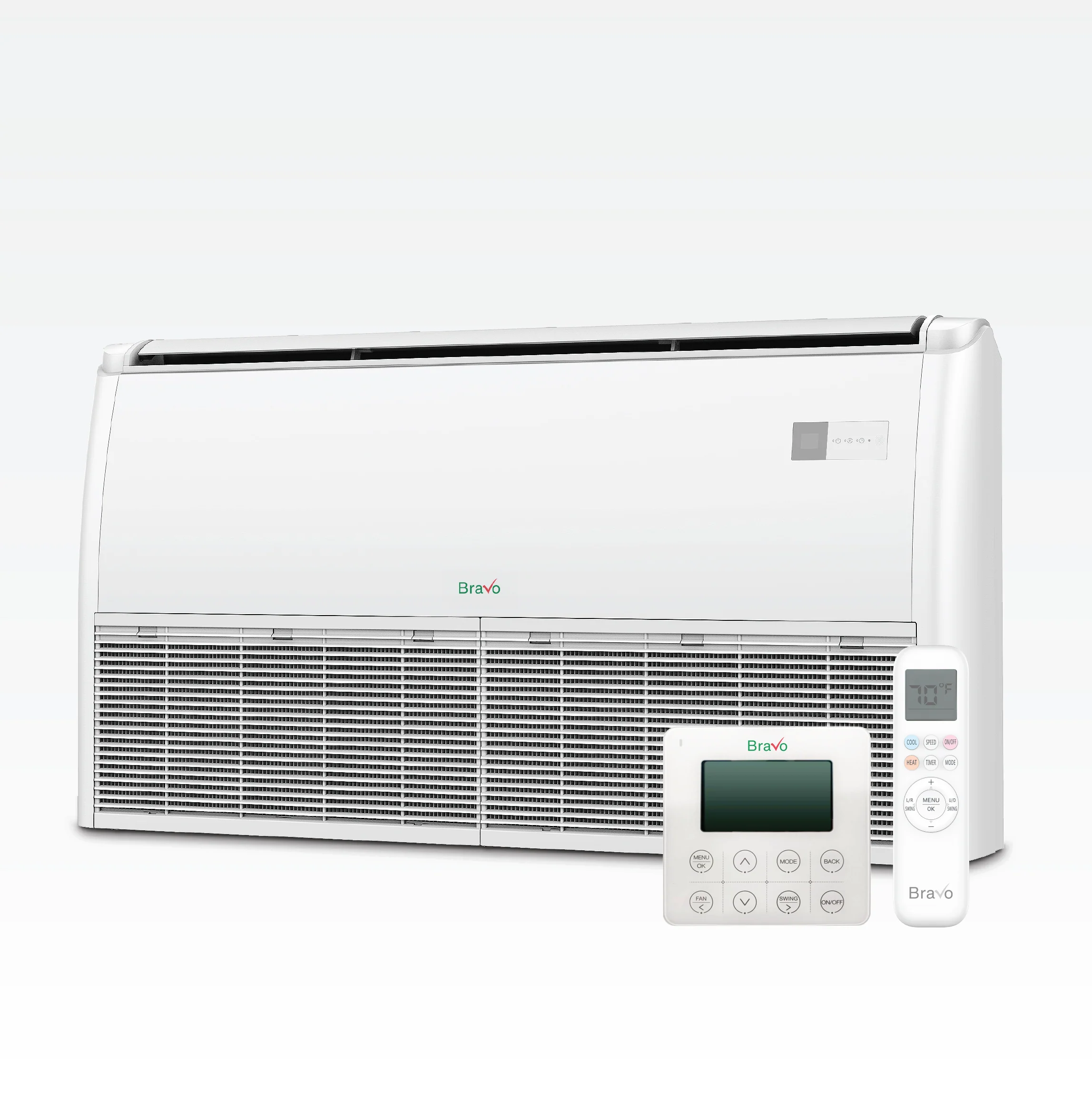 3 zone 42,000 BTU BRAVO Non-Ducted Mini Split AC Universal Floor & Ceiling Console 9k+9K+24K - Image 2