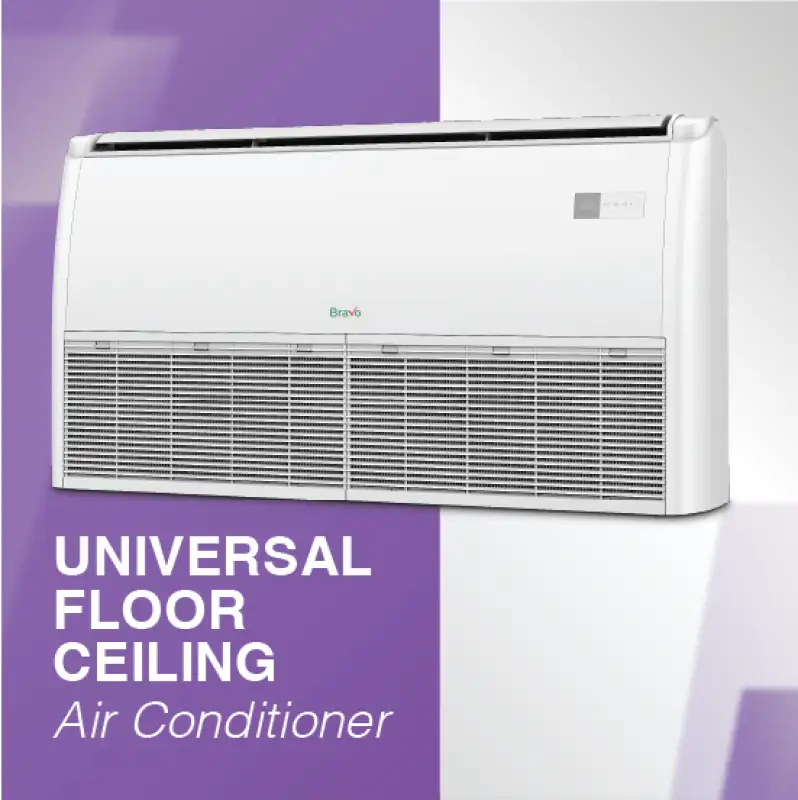 2 zone 36,000 BTU BRAVO Non-Ducted Mini Split AC Universal Floor & Ceiling Console 18k+18K - Image 3