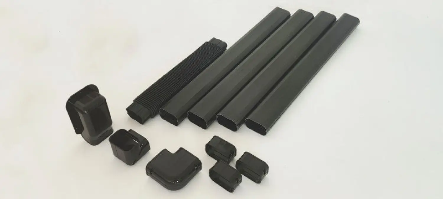 Armbridge 13FT PVC Decorative Line Set Cover Kit for Ductless Mini Split Air Conditioners, Heat Pumps, and Inverters systems (BLACK) - Image 7