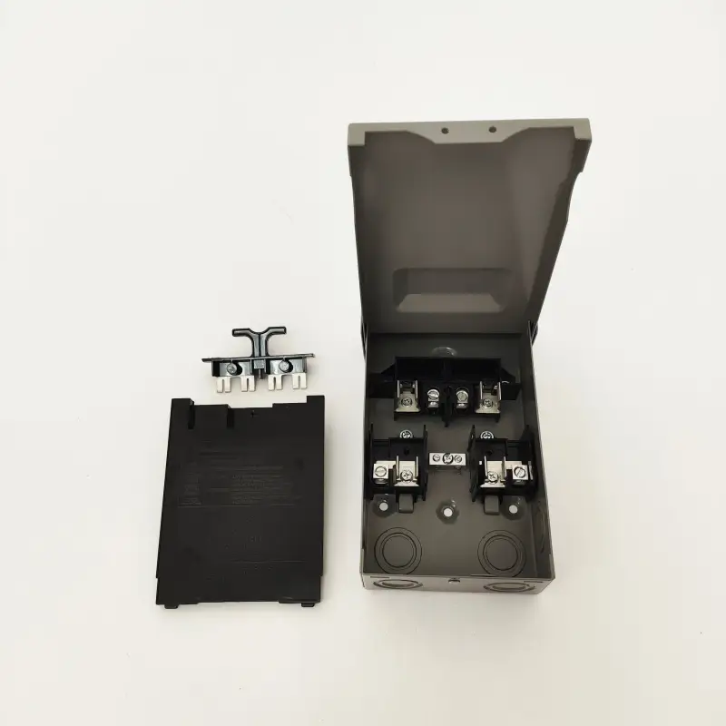 ARMBRIDGE 30 AMP Fusible Metallic Disconnect Box Durable Enclosed Disconnect for Residential and Light Commercial HVAC Systems - Image 4