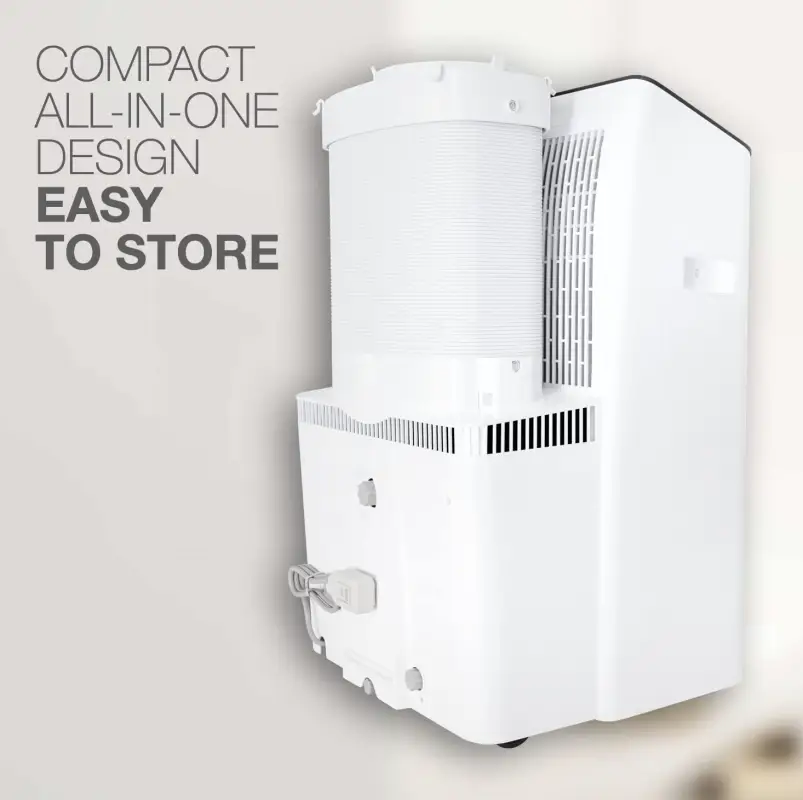 Cooper & Hunter 14,000 BTU Duo Hose Portable AC and Heater, up to 550 Sq. Ft, w/ WiFi, Remote, Window Kit - Image 5