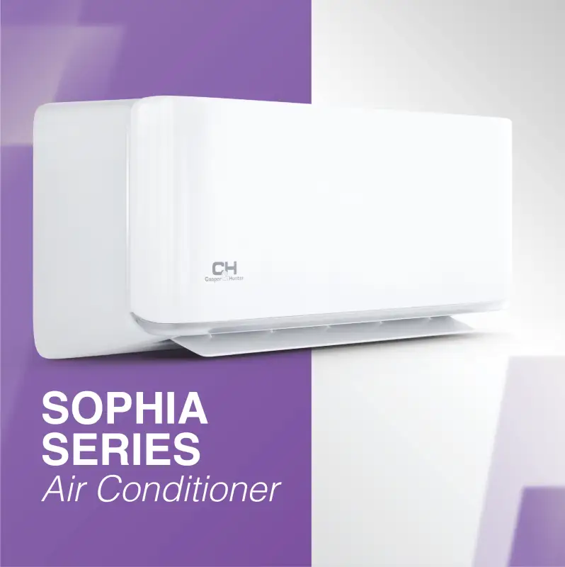 Cooper & Hunter 9,000 BTU 115V Ductless Mini Split AC Wall Mounted Sophia Series Heat Pump - Image 3