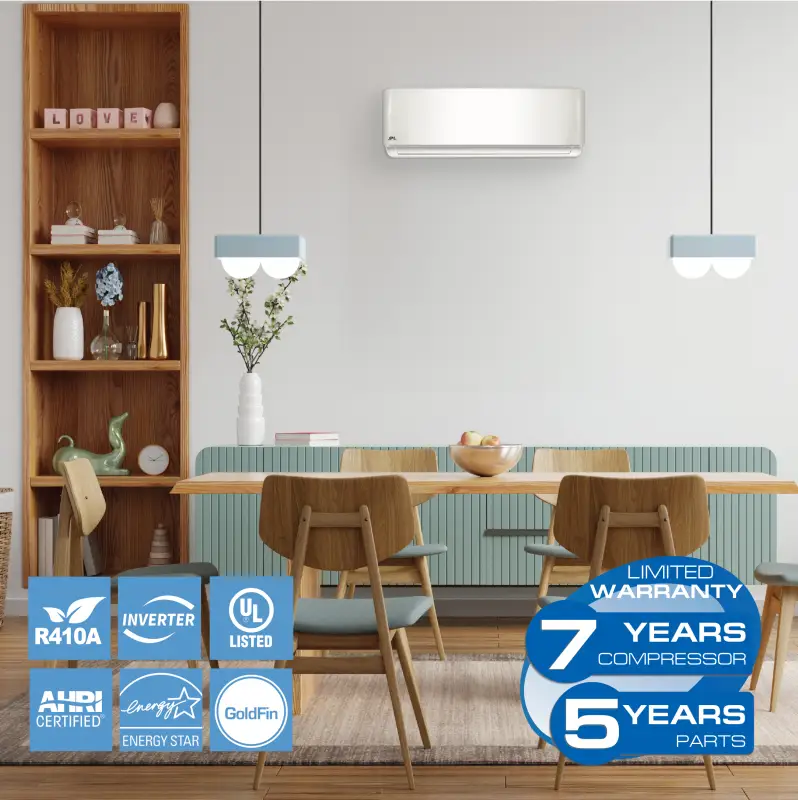 Cooper & Hunter 9,000 BTU 230V Ductless Mini Split AC Wall Mounted Sophia Series Heat Pump - Image 9