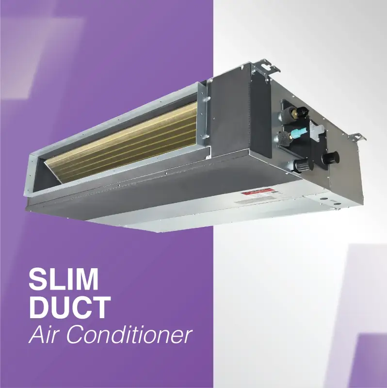 Cooper & Hunter 9,000 BTU Single Zone Slim Duct, 230V, R410A - Ductless Mini Split Air Conditioner Heat Pump - Image 3