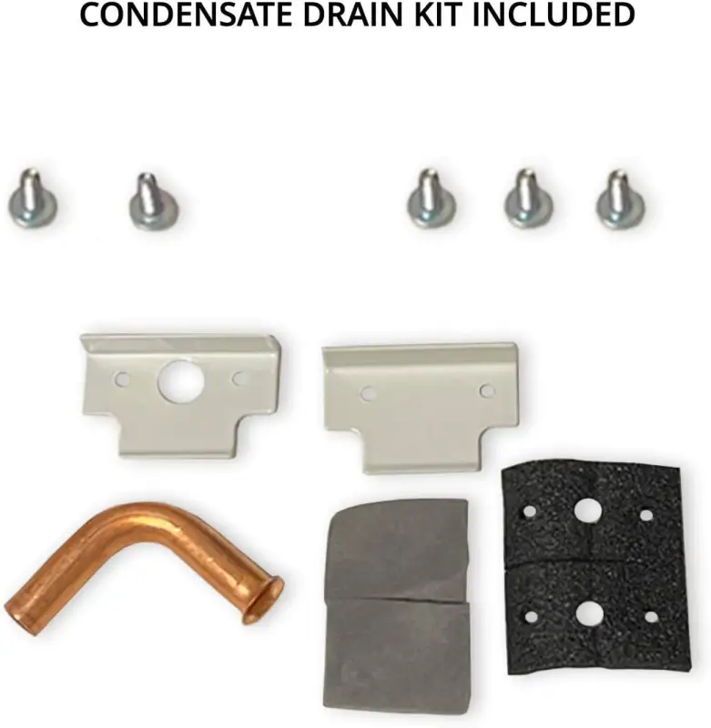 Cooper&Hunter Folded Metal PTAC Wall Sleeve for Packaged Terminal Air Conditioner Coated Insulated Including Condensate Drain Kit - Image 5