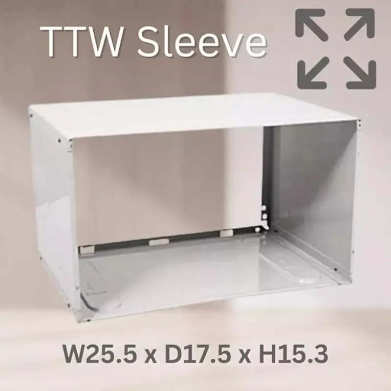 OLMO TTW Universal Through The Wall Folded Metal Wall Sleeve - Image 2