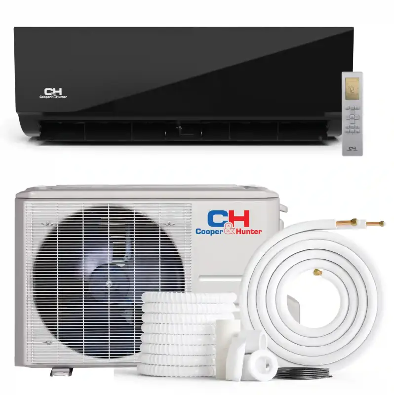 Cooper & Hunter Olivia Midnight 18,000 BTU Single Zone Wall Mount, 230V, R454B - Ductless Mini Split Air Conditioner Heat Pump