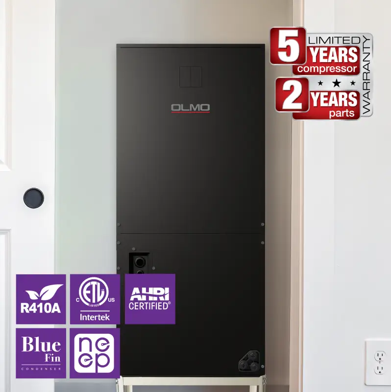 36,000 BTU 230V Ductless Mini Split AC Multi Position OLMO Series Heat Pump - Image 5