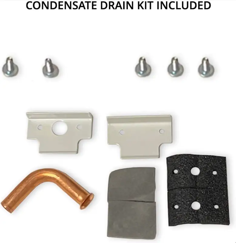Cooper & Hunter Universal PTAC Folded Metal Wall Sleeve and Exterior Grille for Packaged Terminal Air Conditioner Coated Insulated Including Condensate Drain Kit - Image 5